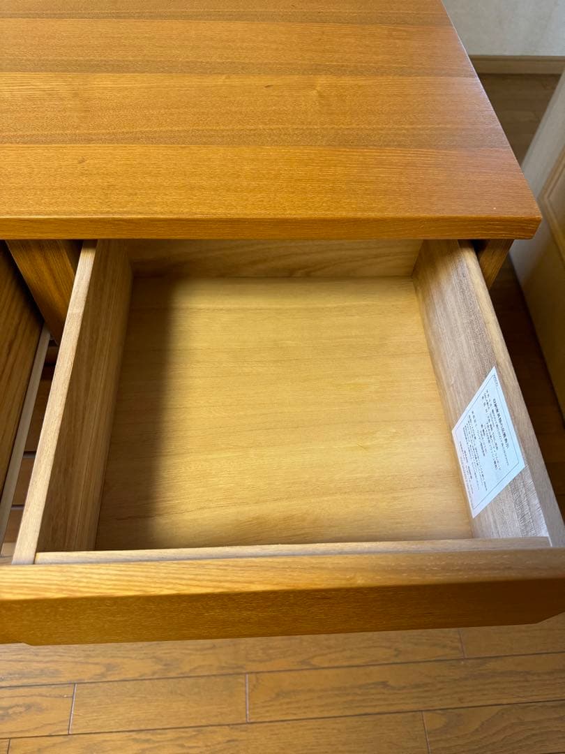 無印良品　木製4段チェスト　廃盤品。
