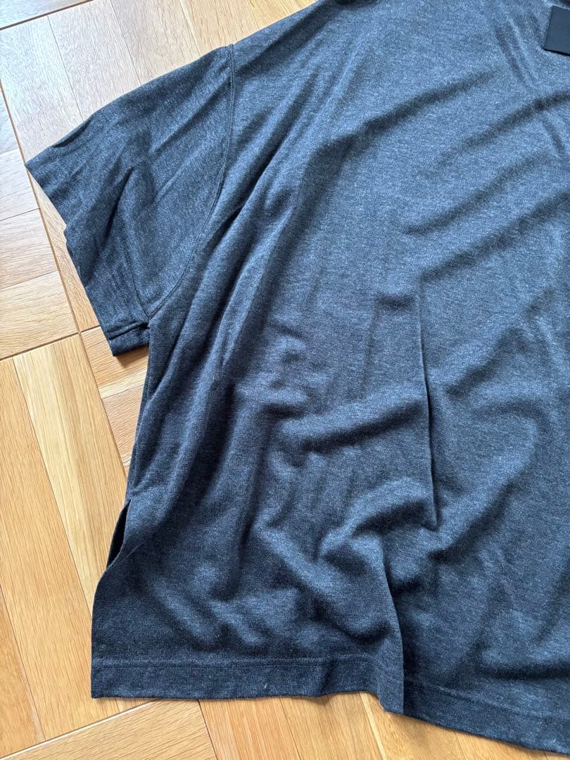 COOTIESIDE SMOKE ダークグレー オーバーサイズTシャツ