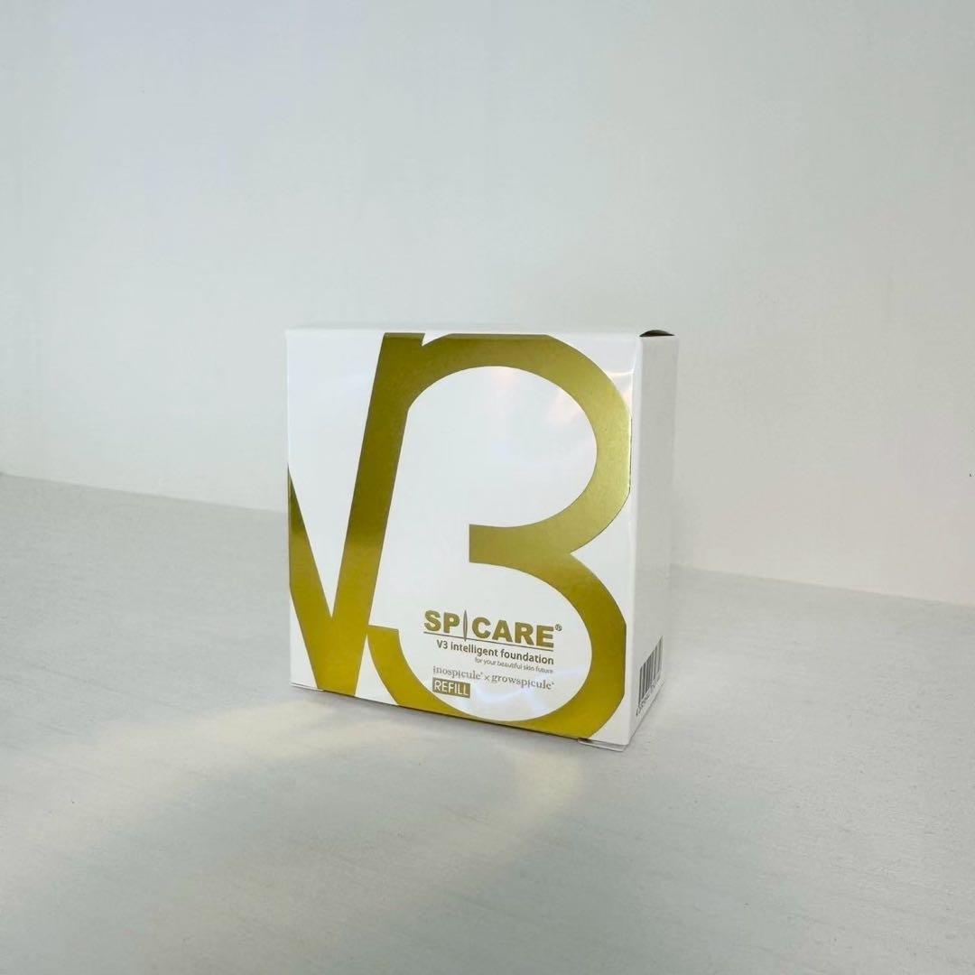 スピケアV3インテリジェントファンデーション 詰替 【4個】正規品 ロット番号付