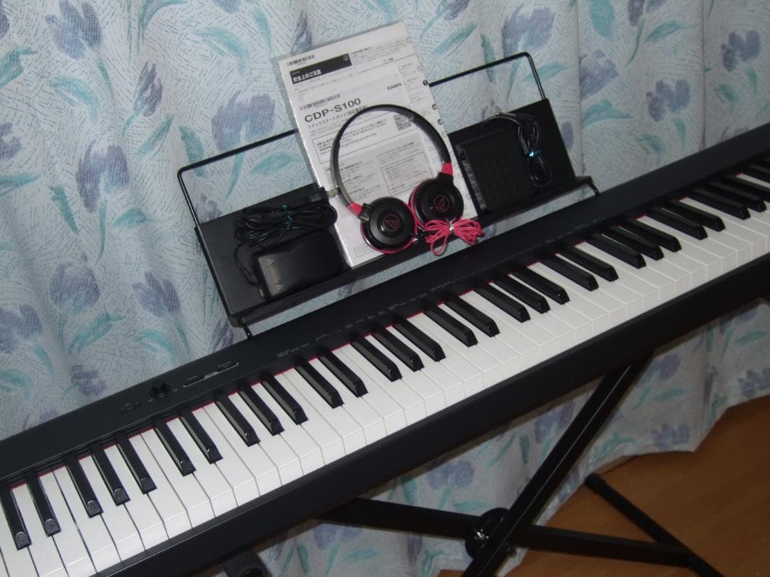 しか　電子ピアノ CASIO CDP-S100BK 2019年製 88鍵