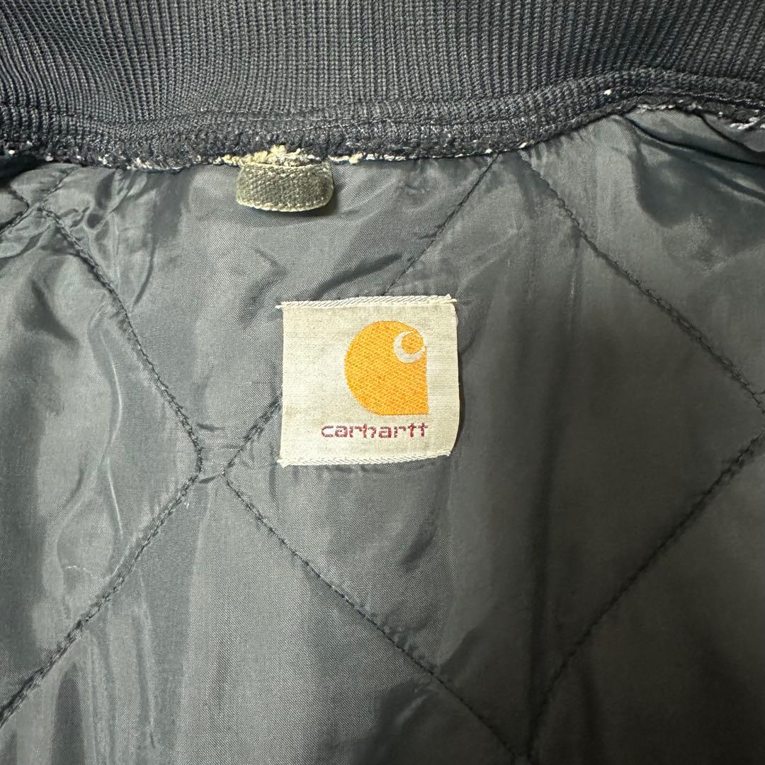 希少　USA製　Carhartt モスグリーン　ダックベスト　カーハート