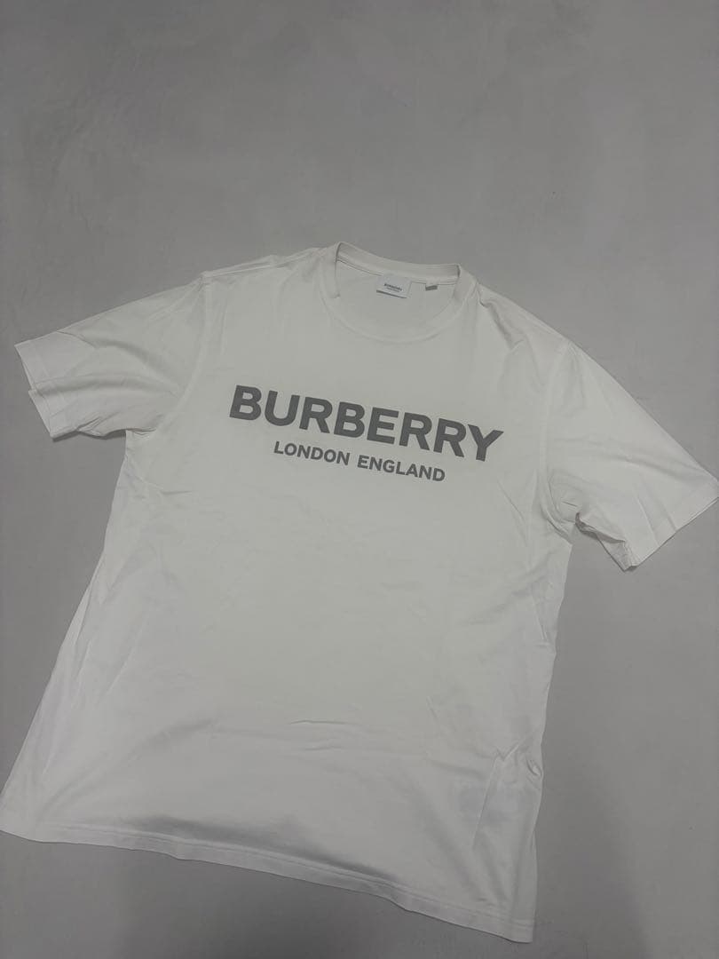 【バーバリー】BURBERRY ロゴ Tシャツ ホワイト