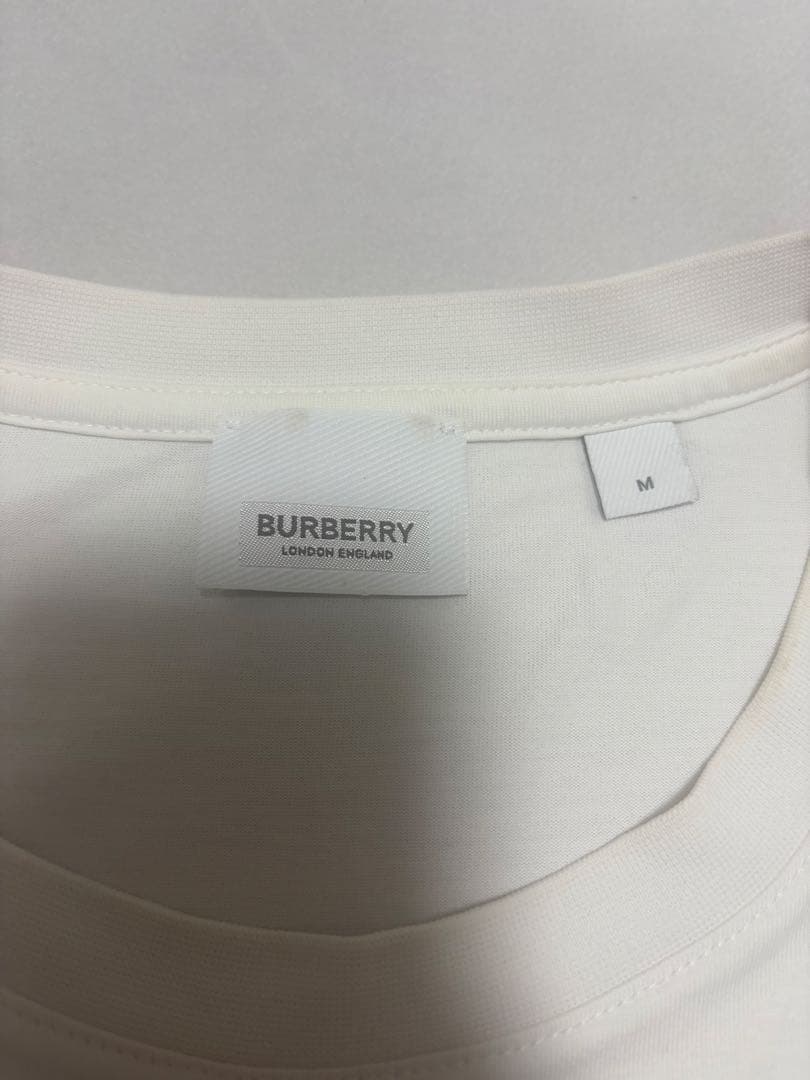 【バーバリー】BURBERRY ロゴ Tシャツ ホワイト