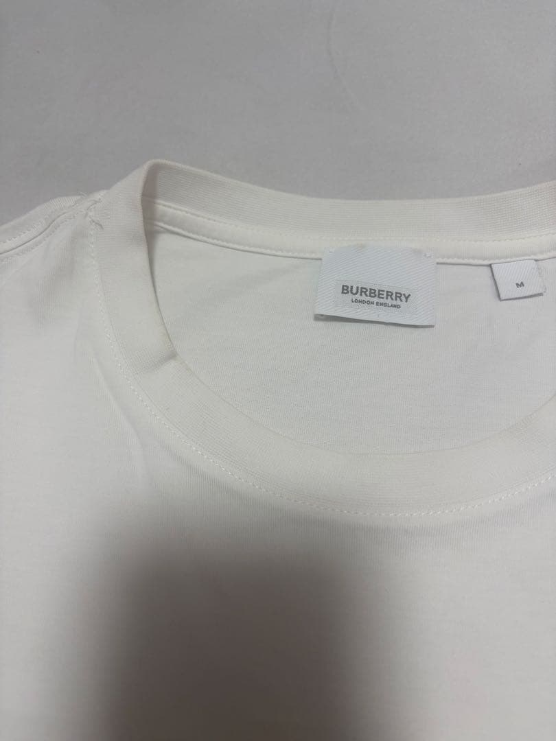 【バーバリー】BURBERRY ロゴ Tシャツ ホワイト