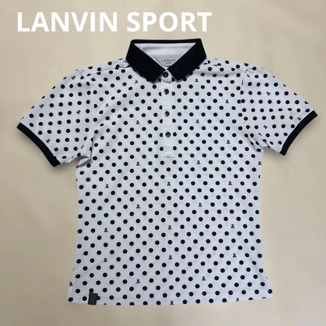 Minnie　LANVIN SPORT ドット柄　ポロシャツ　M