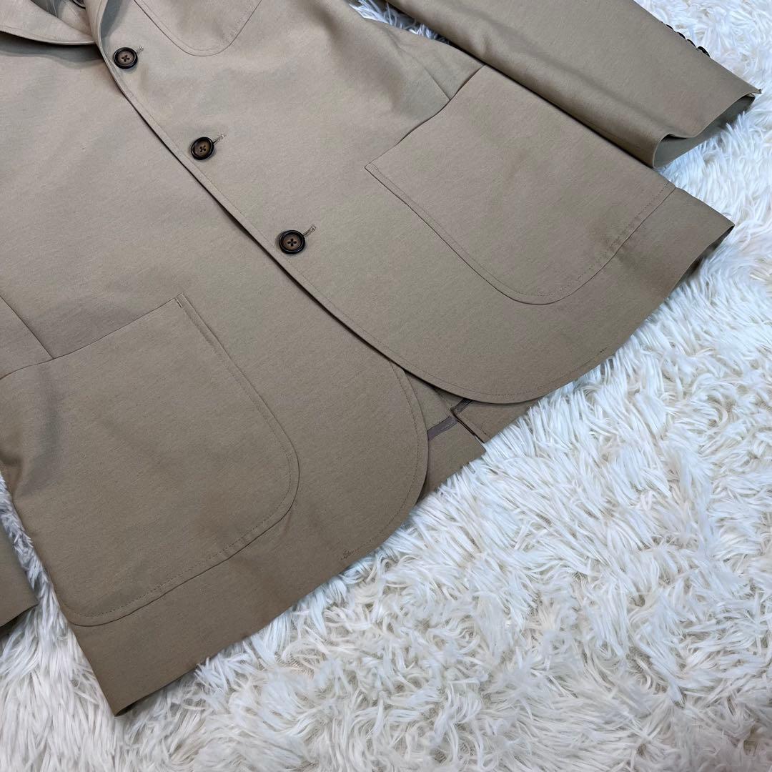美品✨ mont-bell テーラードジャケット M ベージュ ストレッチ 軽量