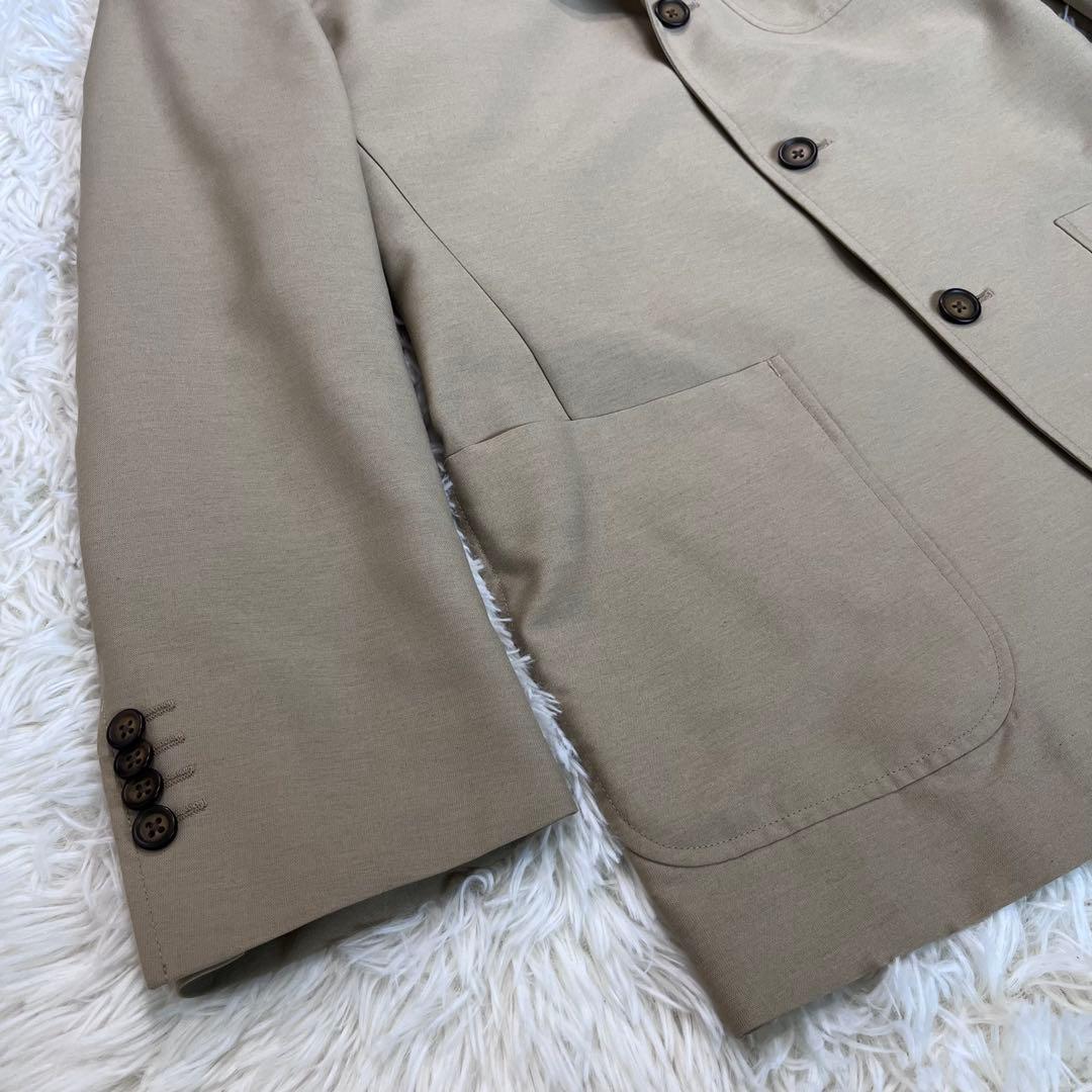美品✨ mont-bell テーラードジャケット M ベージュ ストレッチ 軽量