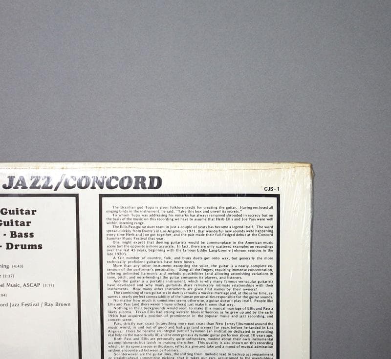 JAZZ / CONCORD【 US. ピラミッドラベル 希少名盤】