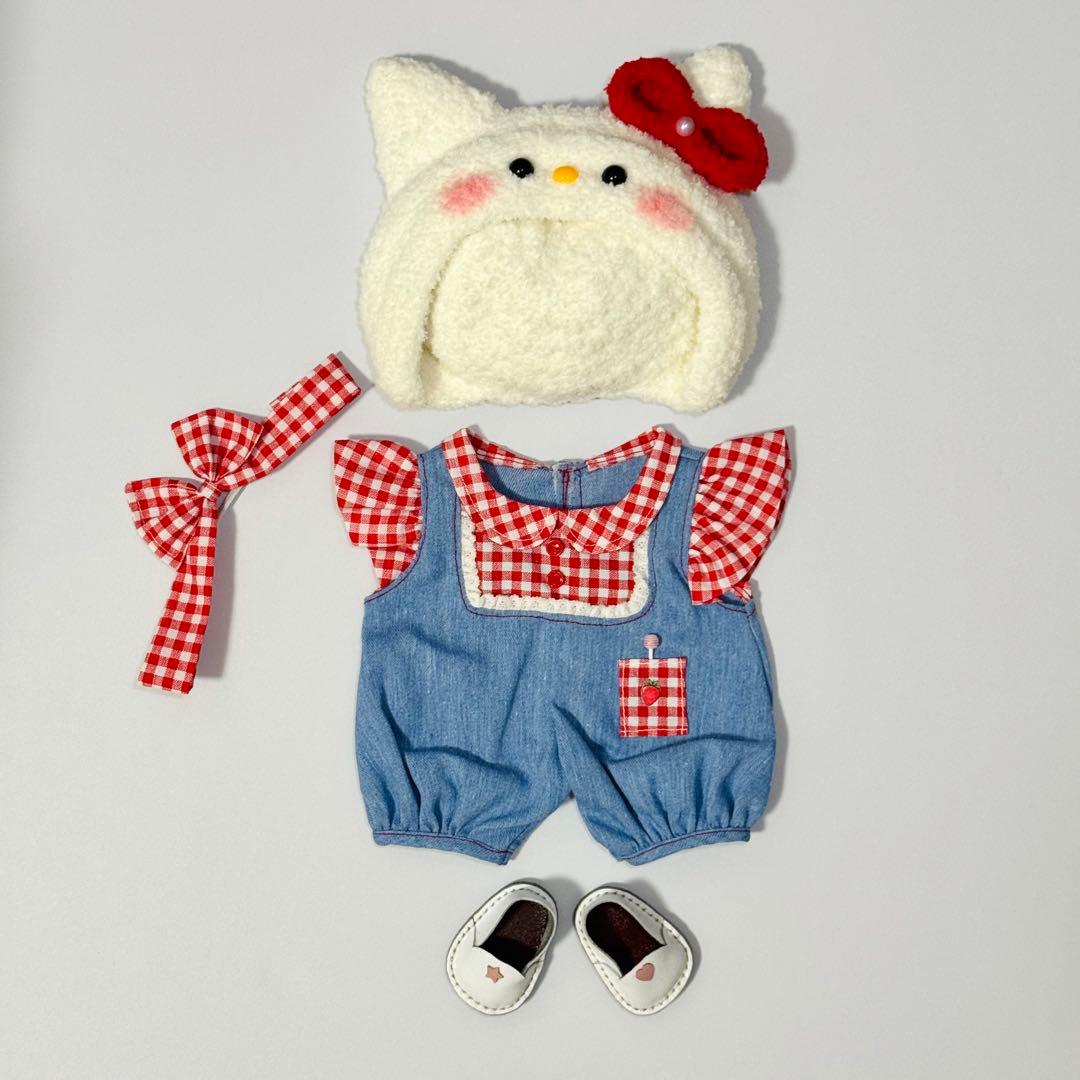 キムガン　モンチッチ M お座り 女の子 ツインテール お洋服付き