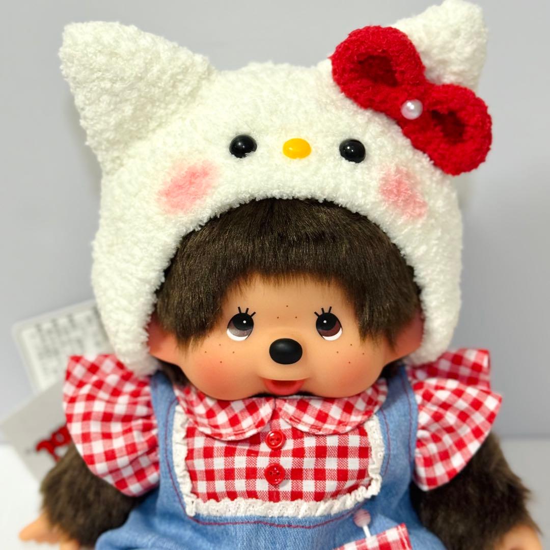 キムガン　モンチッチ M お座り 女の子 ツインテール お洋服付き
