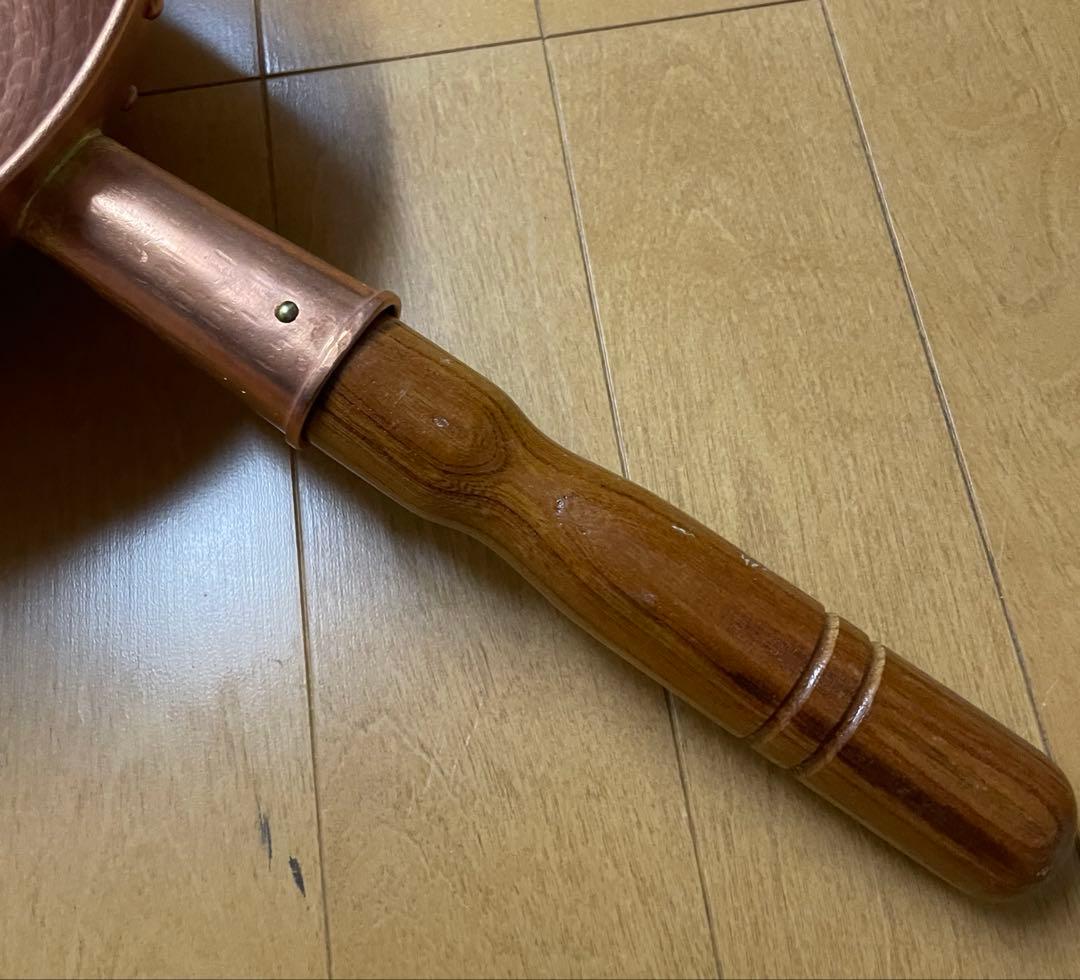 丸新銅器　坊主鍋　純銅　21センチ