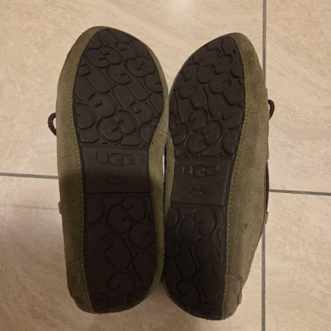 UGG オリーブグリーン モカシン(美品)お洒落必見