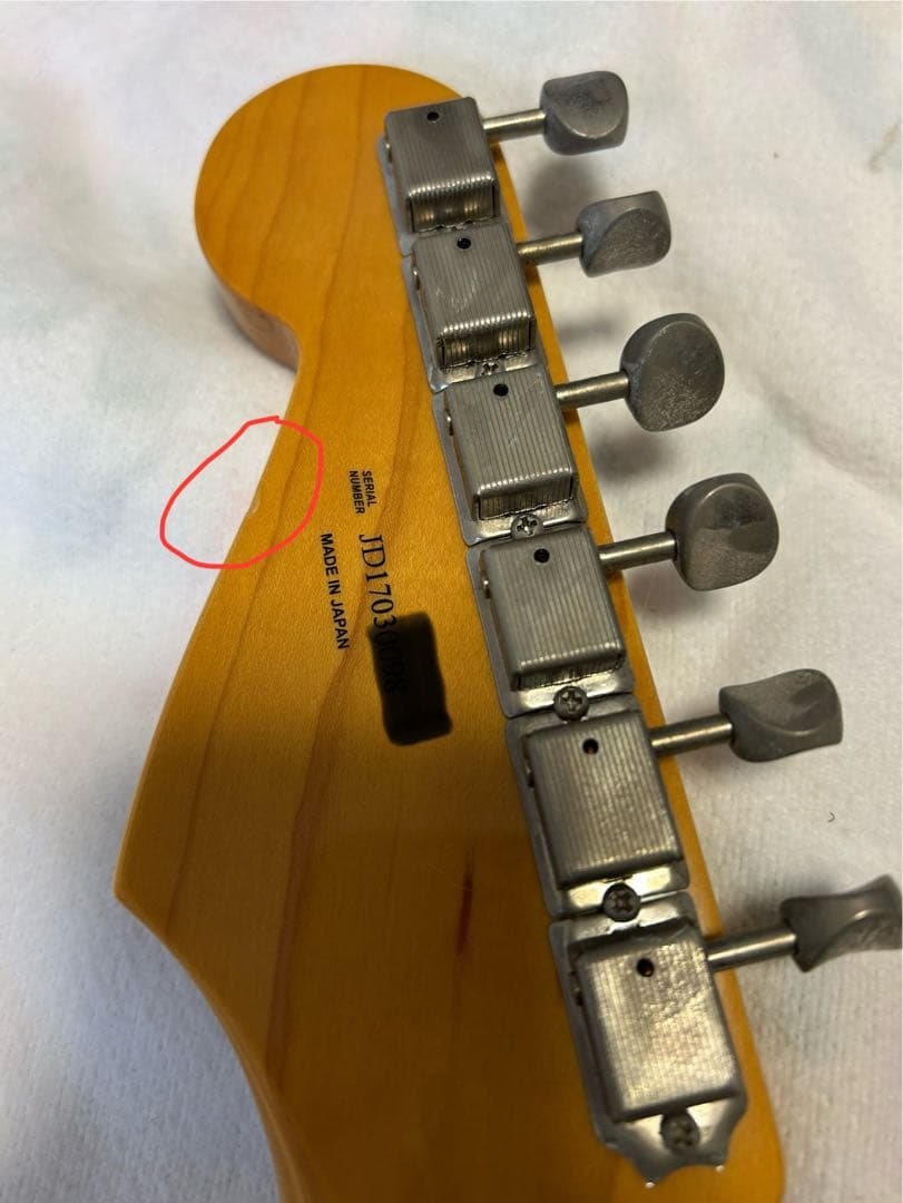 fender JAPAN ブルーフラワー