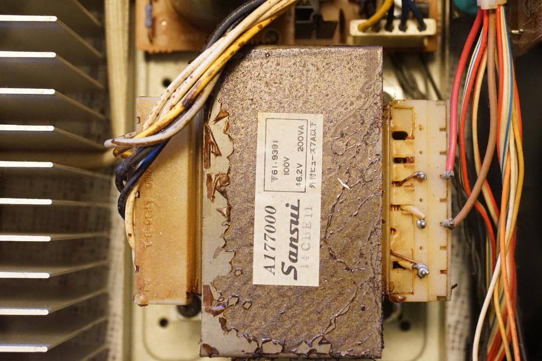 SANSUI　プリメインアンプ　AU-D507X　音出し確認
