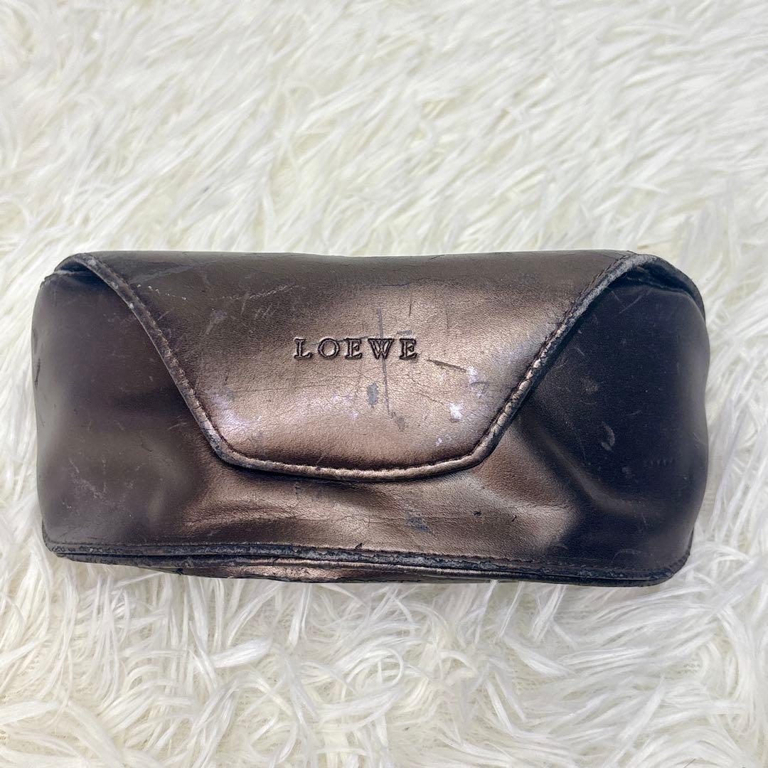 LOEWE ロエベ アナグラム サングラス リムレス サイドロゴ ヴィンテージ