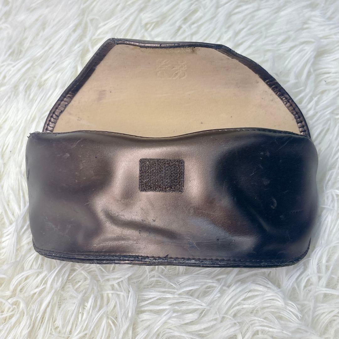 LOEWE ロエベ アナグラム サングラス リムレス サイドロゴ ヴィンテージ