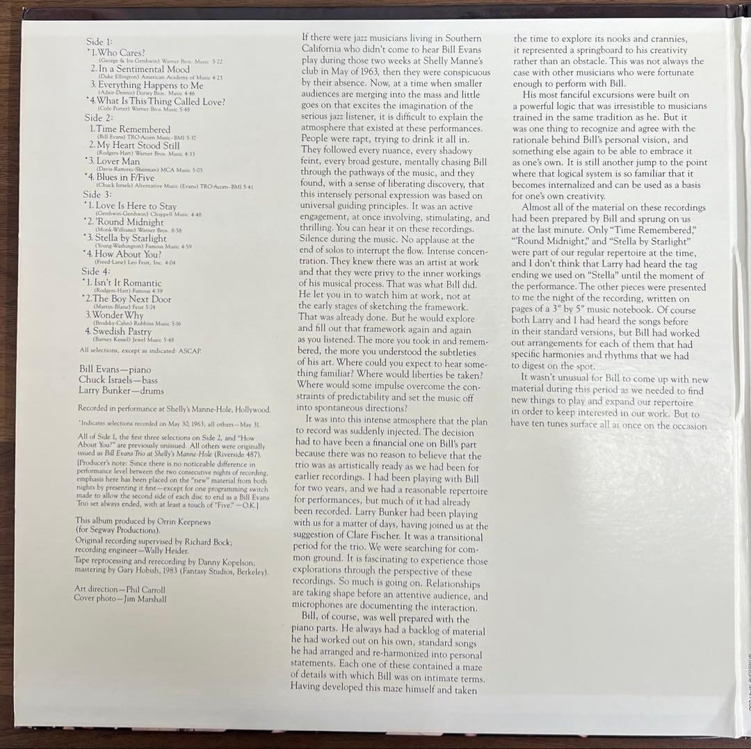 【2LP】Bill Evans Trio / Time Remembered