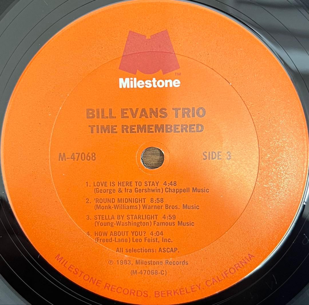 【2LP】Bill Evans Trio / Time Remembered