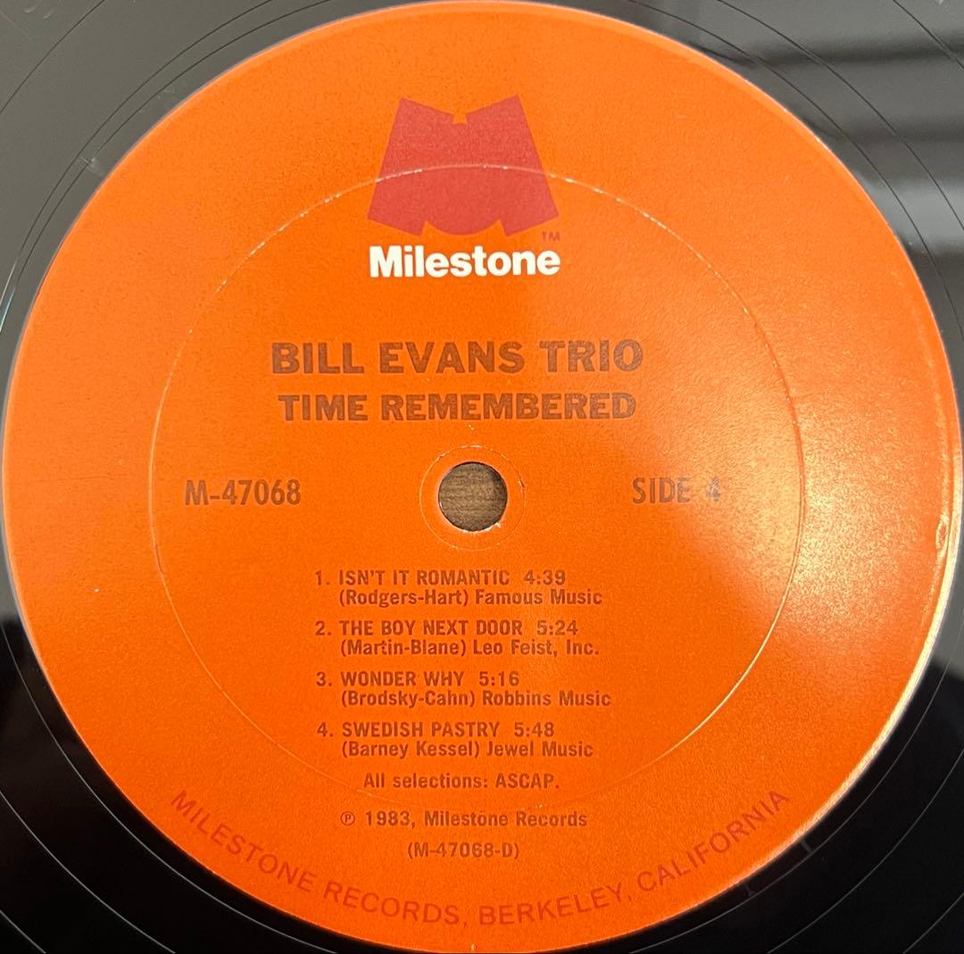 【2LP】Bill Evans Trio / Time Remembered