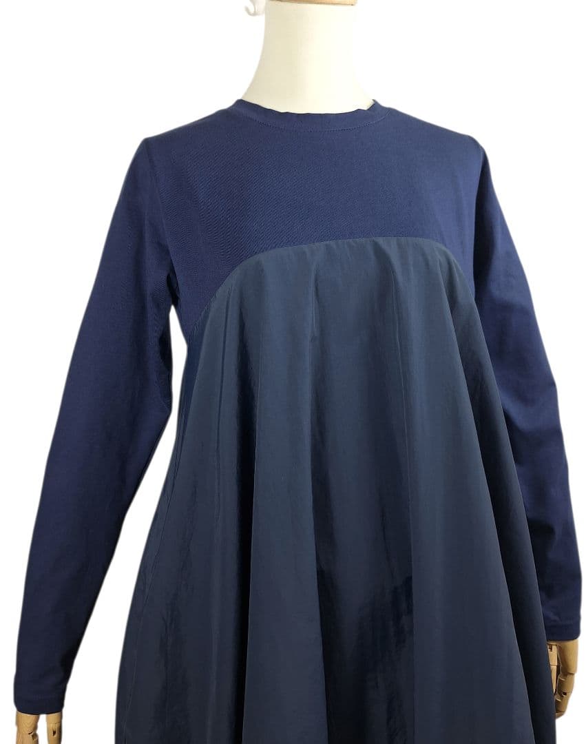 美品 BEARDSLEY マルワンピース　裾バルーン