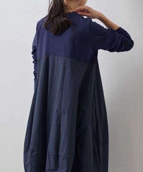美品 BEARDSLEY マルワンピース　裾バルーン