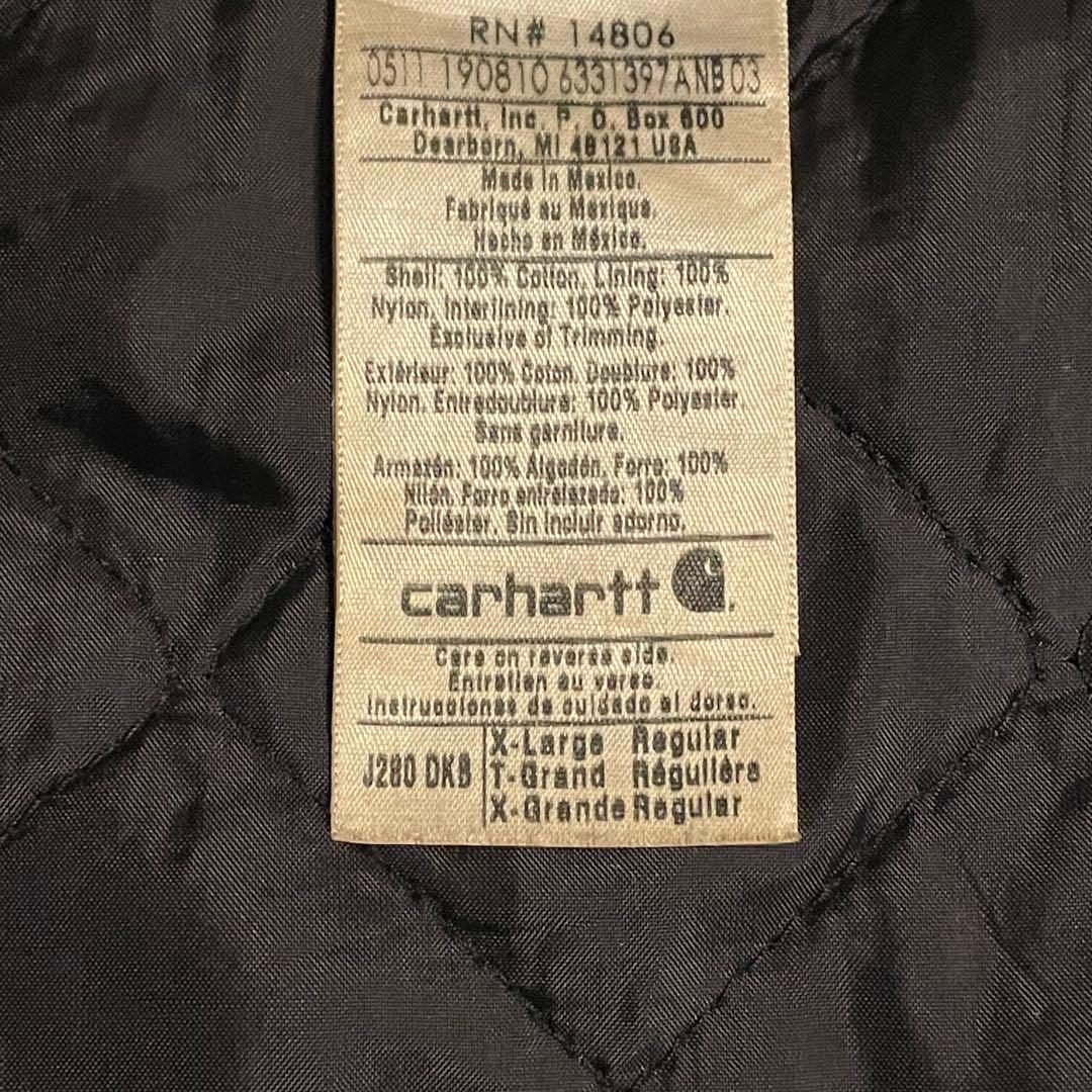 Carhartt カーハート アクティブジャケット XL ダークブラウン