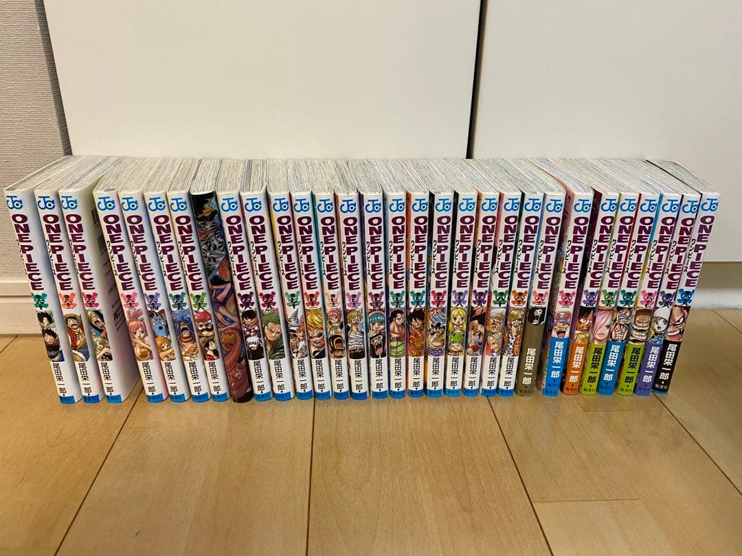 ワンピース　全巻　計128冊　初版多数　関連本16冊　1巻1998年発行