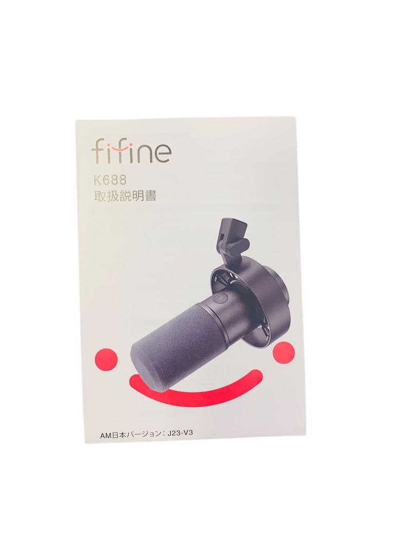 【開封済・未使用】FIFINE K688 ダイナミックポットキャストマイク ＃4