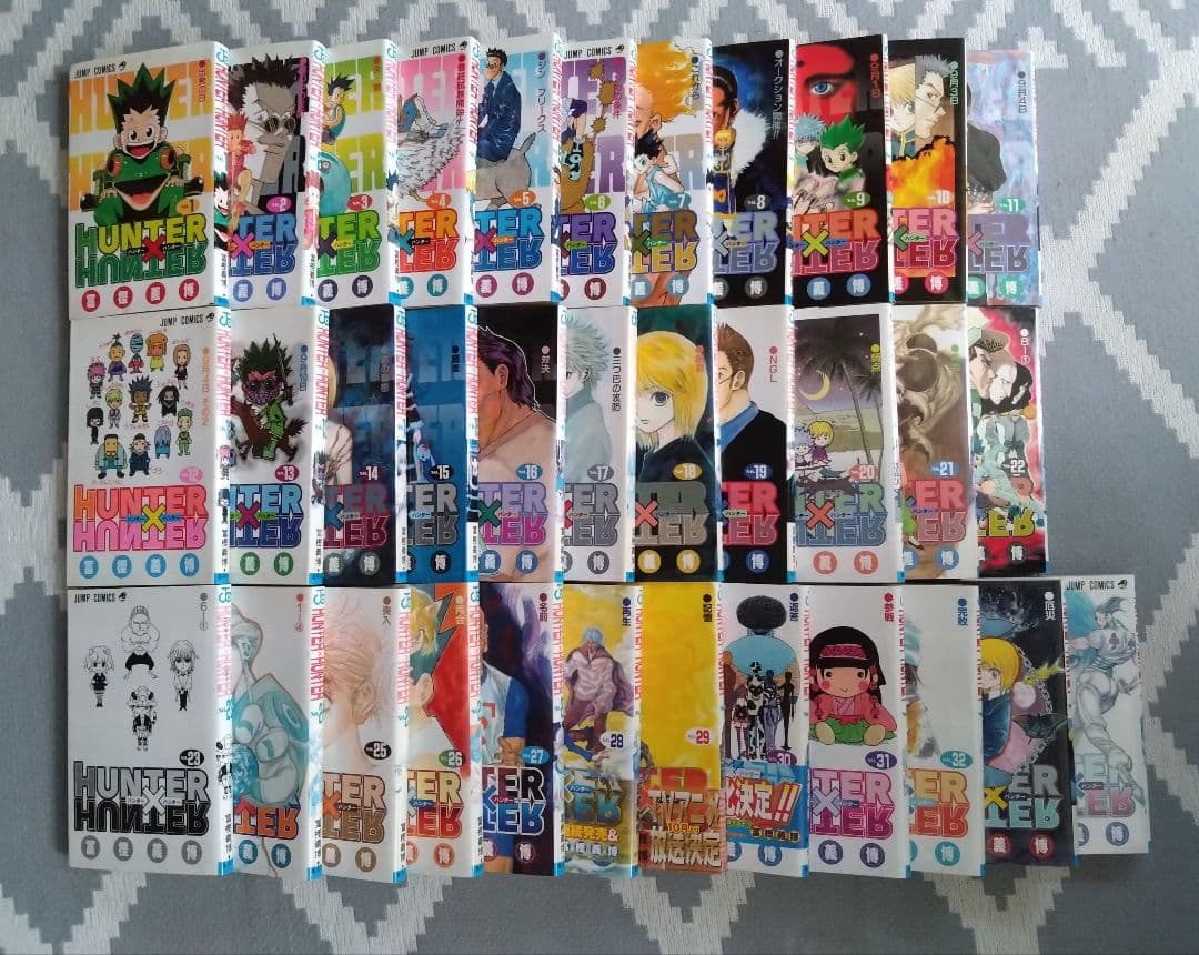 hunter×hunter　1-34巻