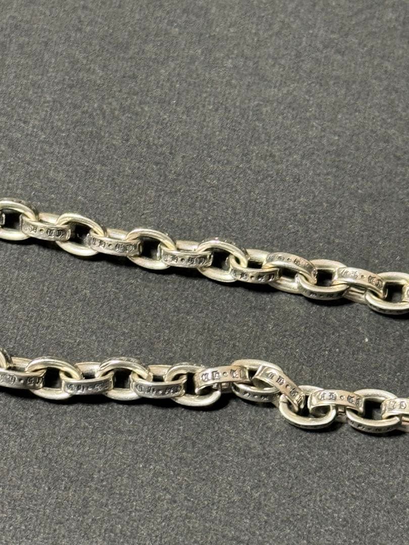 ペーパーチェーンネックレス　50cm 20インチ　シルバー925