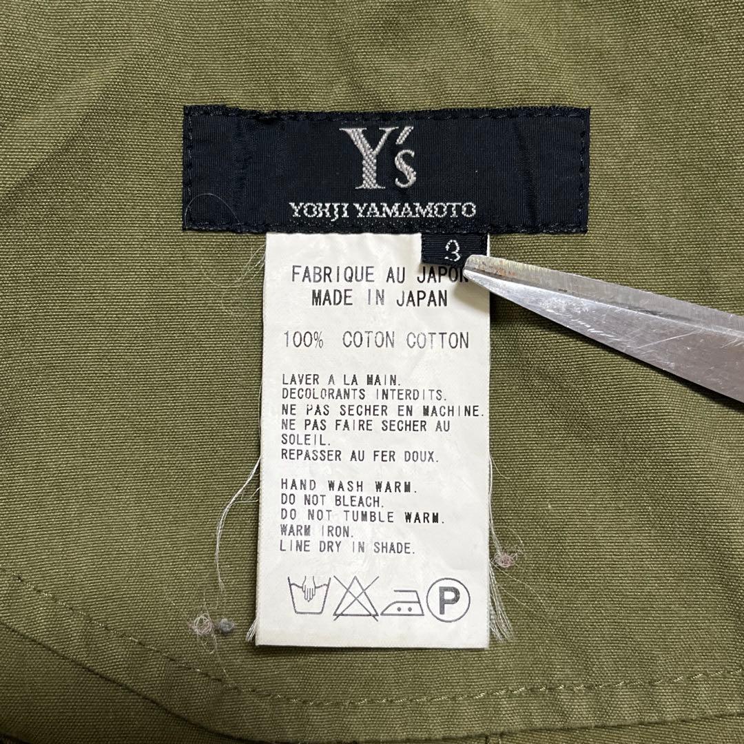 Y's Yohji Yamamoto モッズコート フーデッドコート カーキ 3