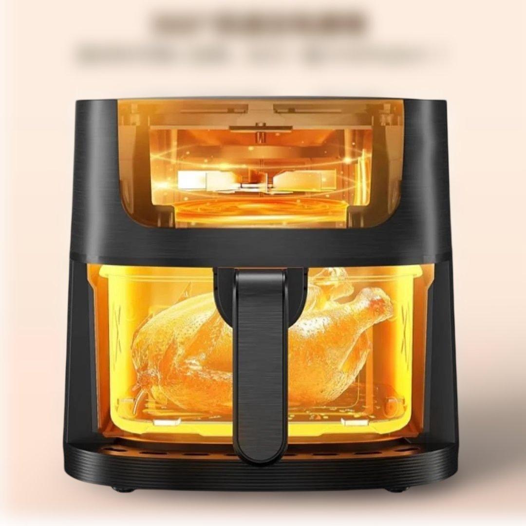 か*☆様 新品 ノンフライヤー 黒 4.5L 大容量 エアフライヤー オイルカッ