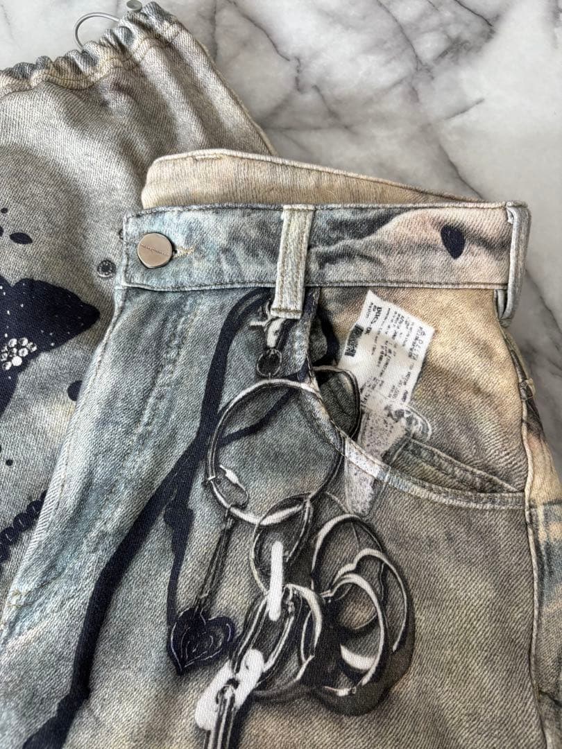 パンツ theredthread S print denim 1 toys