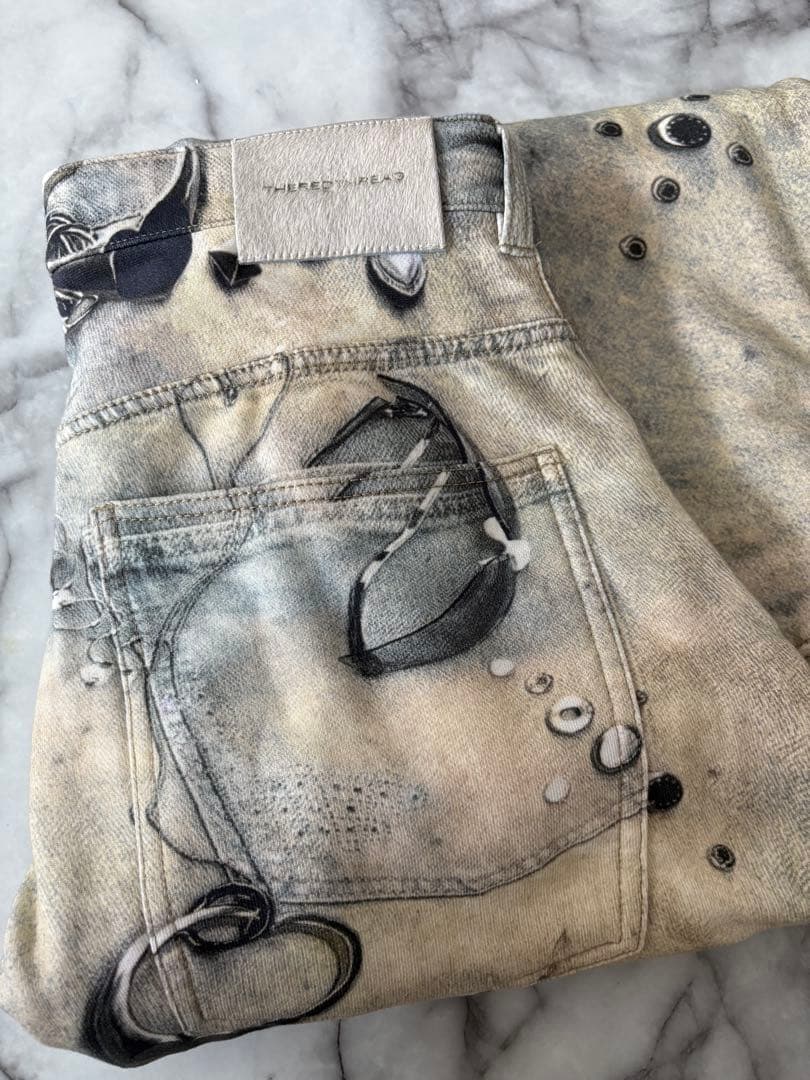 パンツ theredthread S print denim 1 toys