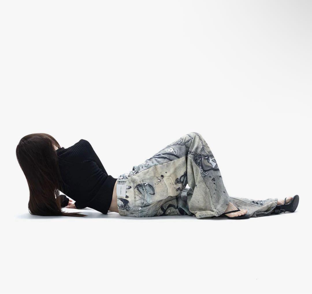 パンツ theredthread S print denim 1 toys