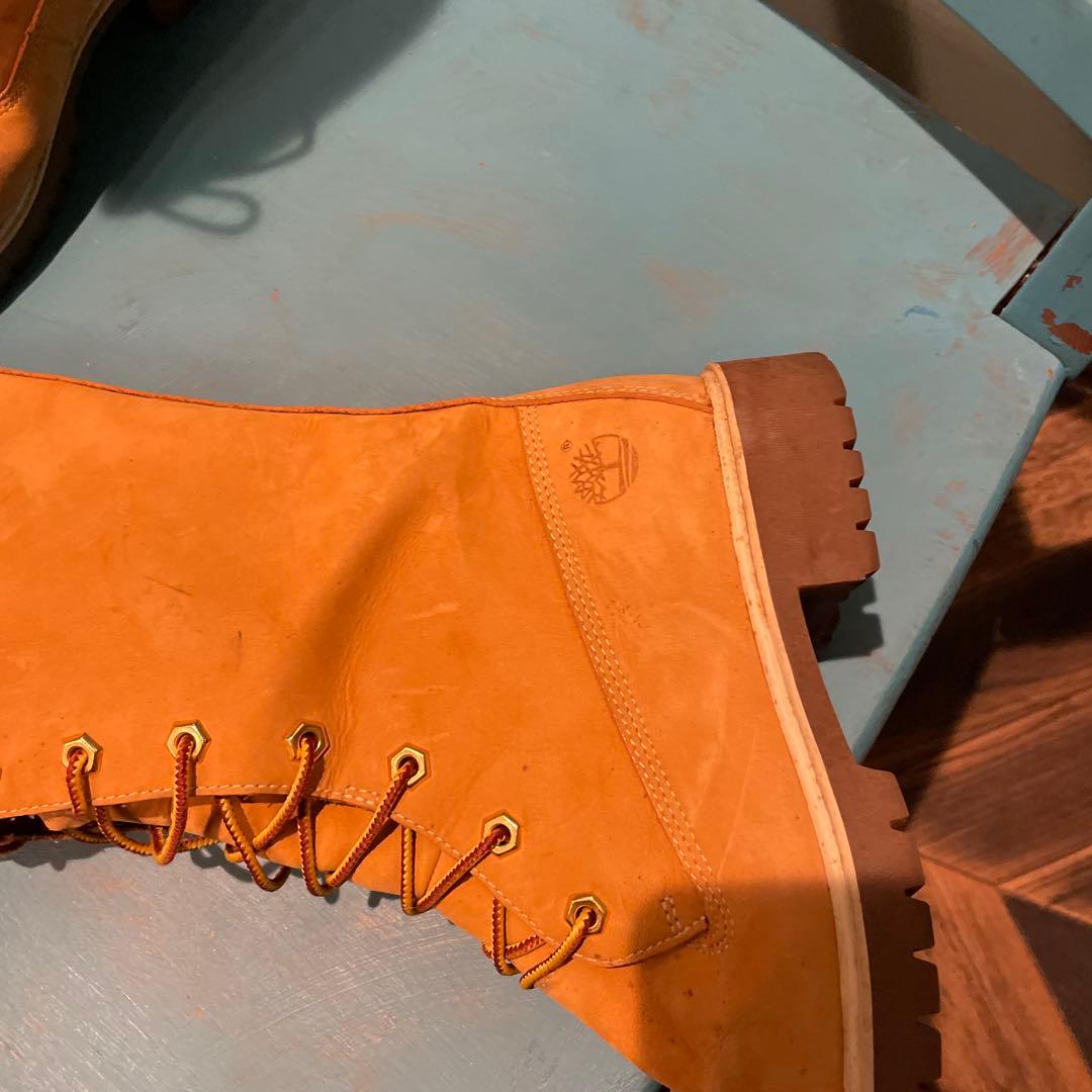 R*I様 Timberlandベージュ スエード ロングブーツ貴重
