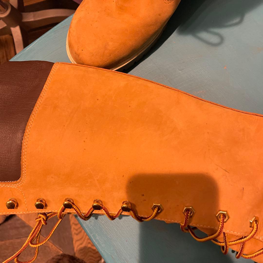 R*I様 Timberlandベージュ スエード ロングブーツ貴重