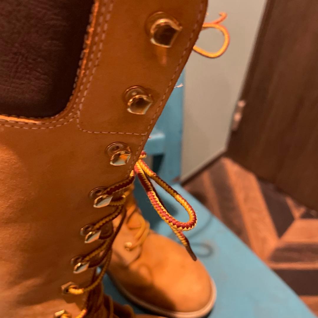 R*I様 Timberlandベージュ スエード ロングブーツ貴重