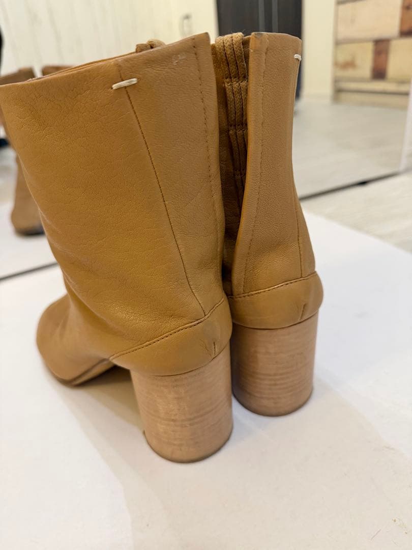 マルジェラ　maison margiela 足袋　ブーツ　37 ベージュ