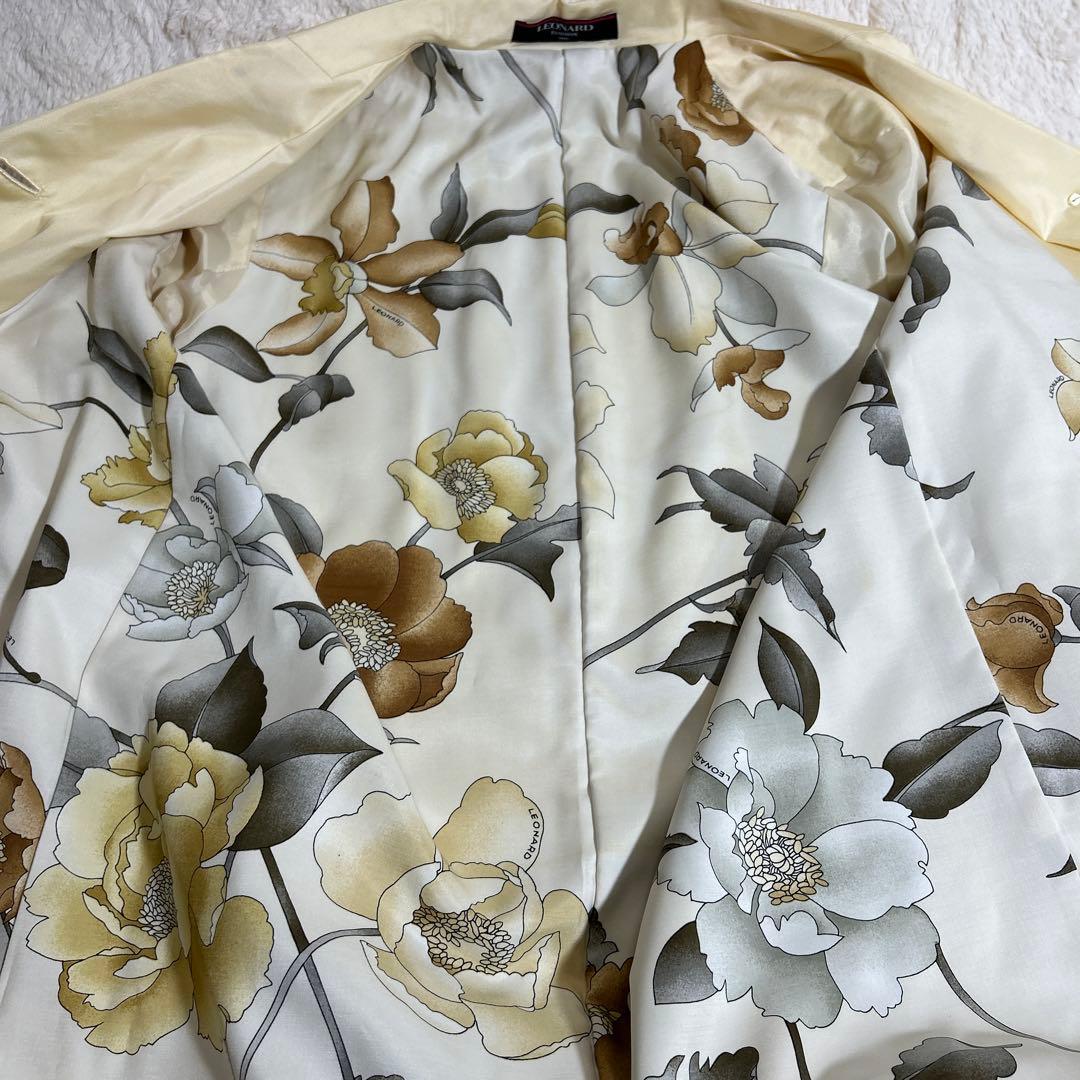 【美品】 LEONARD PARISアイボリー トレンチコート