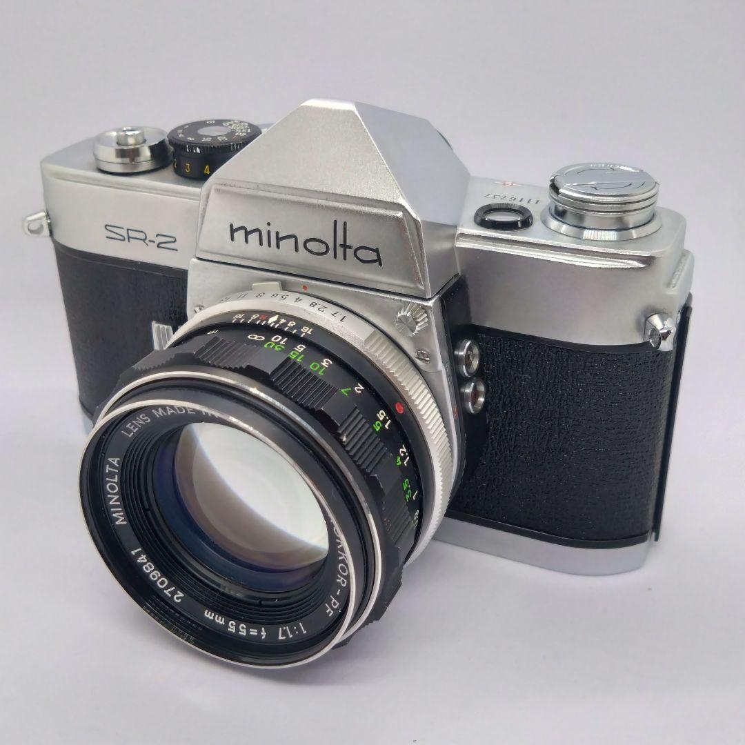 Minolta SR-2 一眼レフカメラ Rokkor-PF 55mm