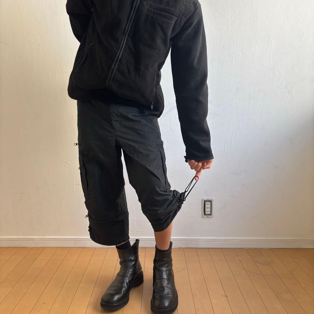 CONVERSE 切り離し可能 ギミック カーゴパンツ ドローコード テック