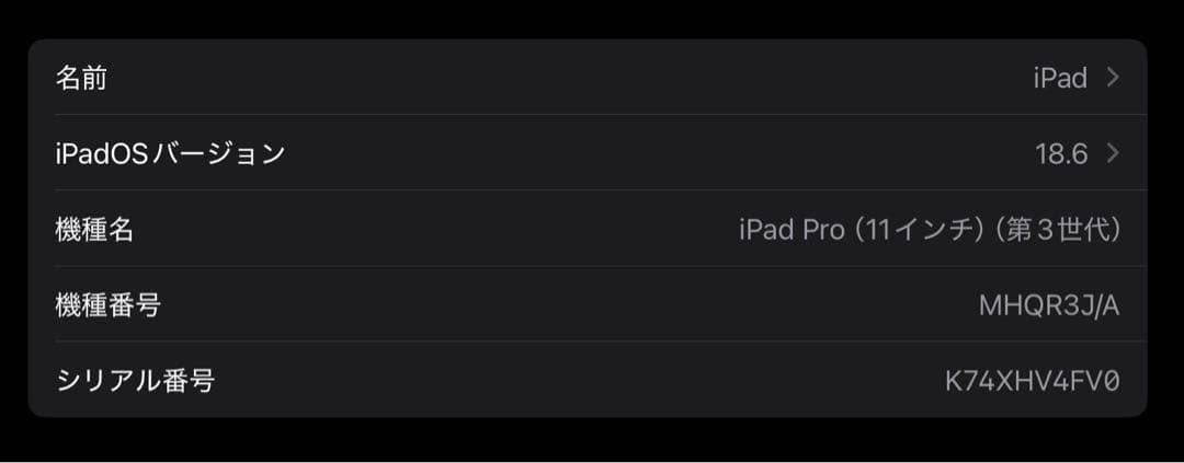 iPad Pro 11インチ 第三世代 M1チップ搭載モデル 箱付き