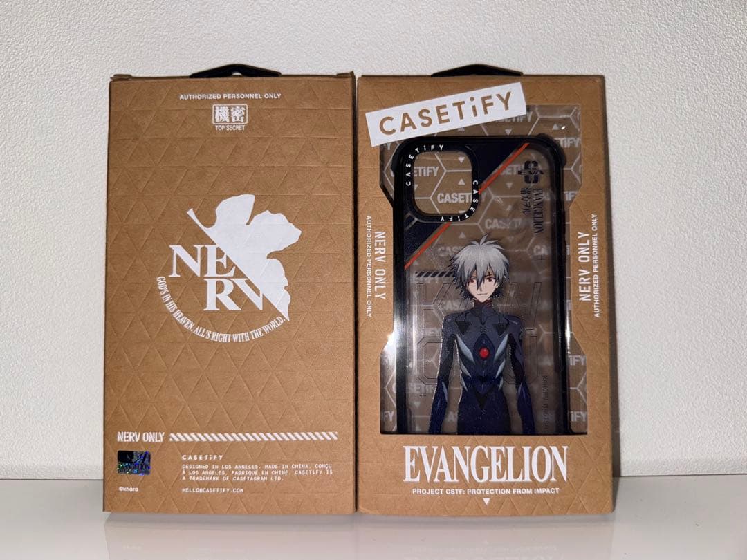 新品未開封 casetify エヴァ 綾波レイ渚カヲル iPhone11Pro