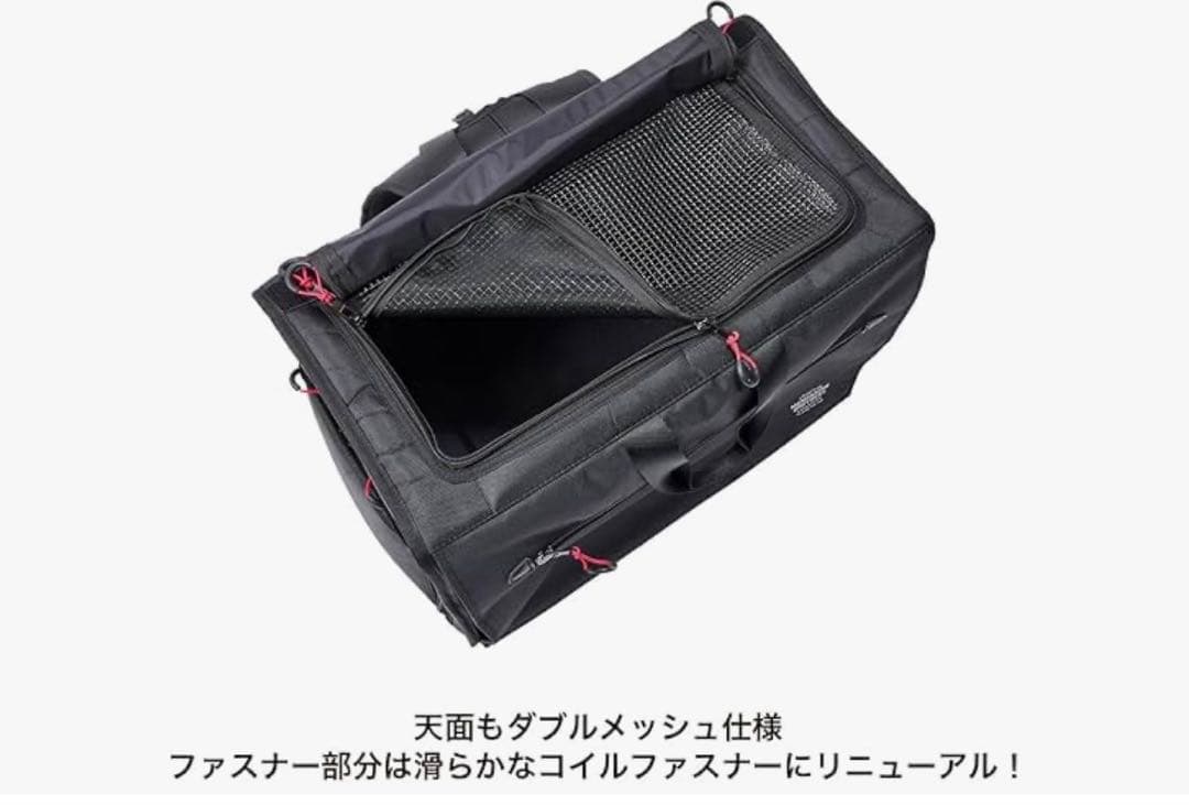 ブラック Mサイズ キャリーバッグ　リュック