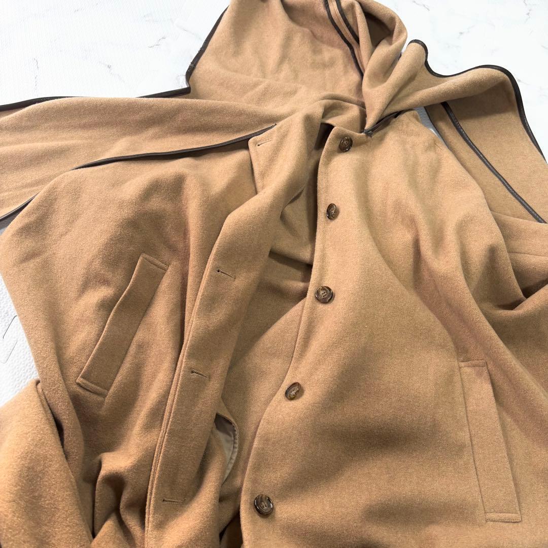 定価 5.7万円✨CLANEクラネSHAWL HOOD BALLOON COAT