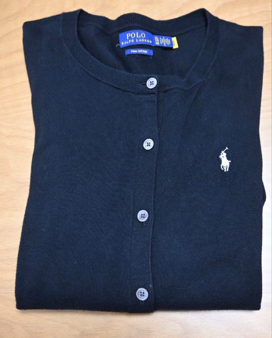 Polo Ralph Lauren 黒 長袖カーディガン