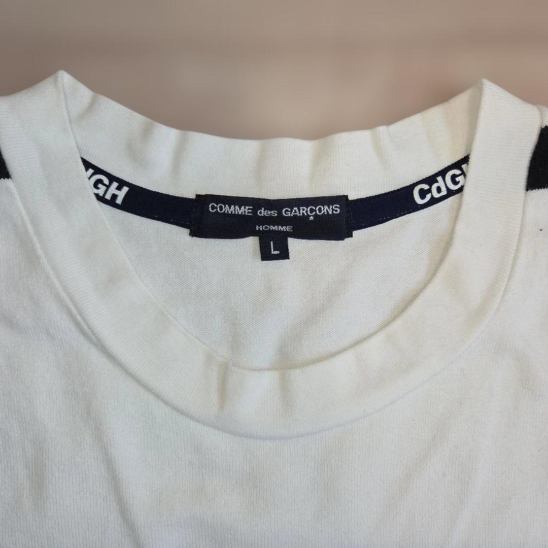COMME des GARCONS HOMME ボーダー　ポケット　半袖Tシャツ