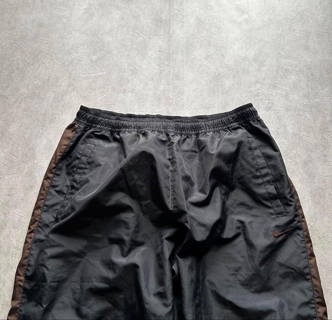 NIKE nylon pants Brack・Brown