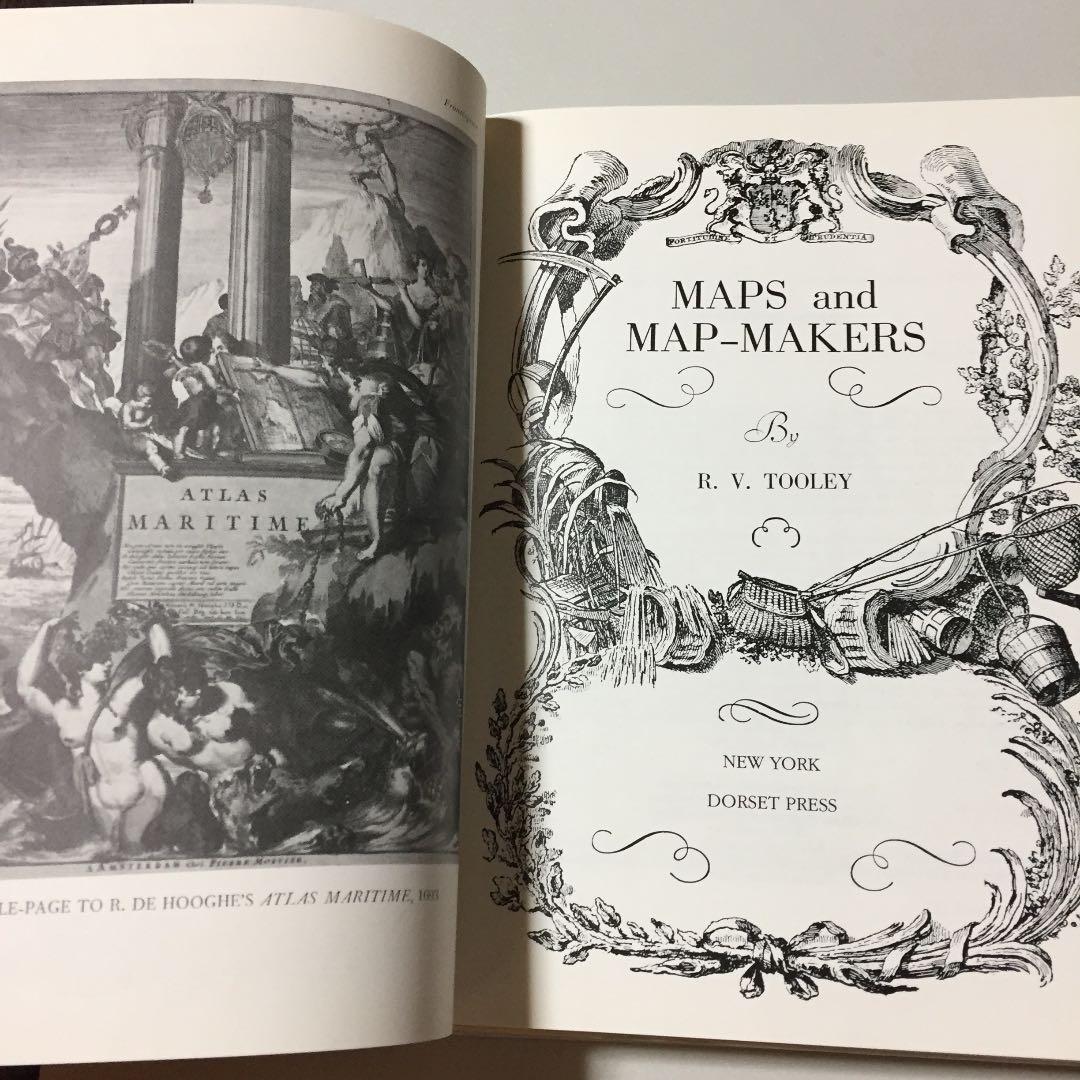 洋書 MAPS AND MAP- MAKERS RV TOOLEY